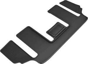 Mazda CX-9 Floor Mat - 3rd Row - 3D MAXpider - KAGU, Carbon Fiber Embossed Pattern - Black - `20-`23